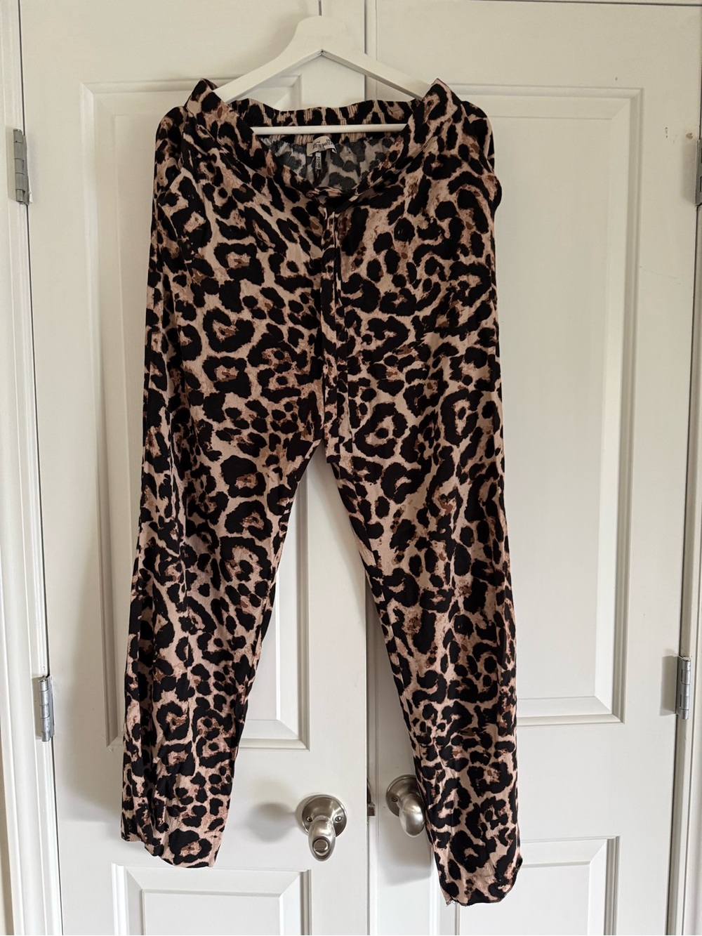 Leopard print pants